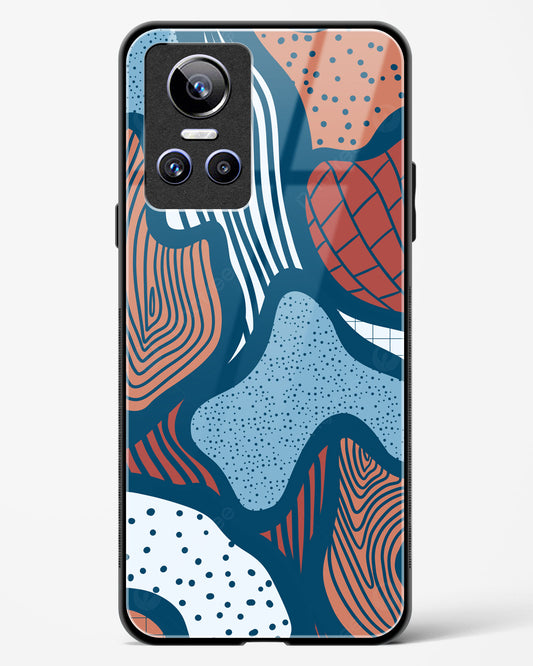 Doodle Waves - Realme GT Neo 3 Glass Gripper Case