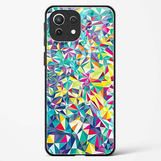 colorful geometric abstract - Mi 11 Lite Glass Gripper Case