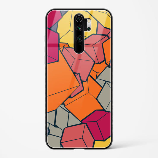 Cubic Blast - Redmi Note 8 Pro Glass Gripper Case