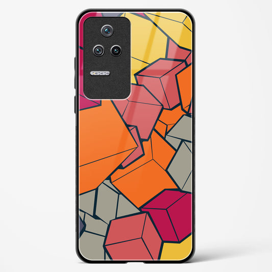 Cubic Blast - Redmi K50 Glass Gripper Case