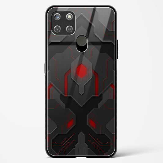 Obsidian Inferno - Realme C25Y Glass Gripper Case