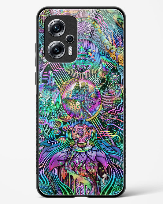 Trippy Galaxy - Redmi K50i Glass Gripper Case