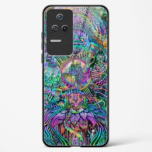 Trippy Galaxy  - Redmi K50 Glass Gripper Case