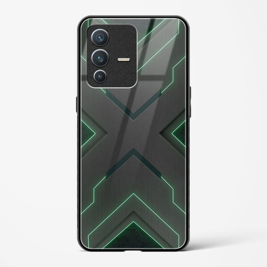 Green Horizon - Vivo V23 Glass Gripper Case