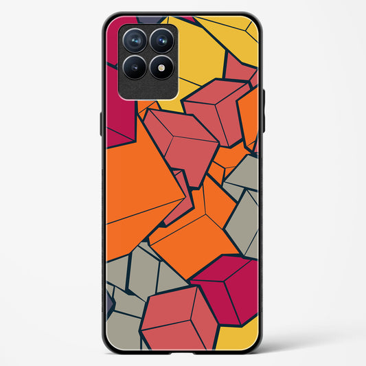 Cubic Blast - Realme 8i Glass Gripper Case