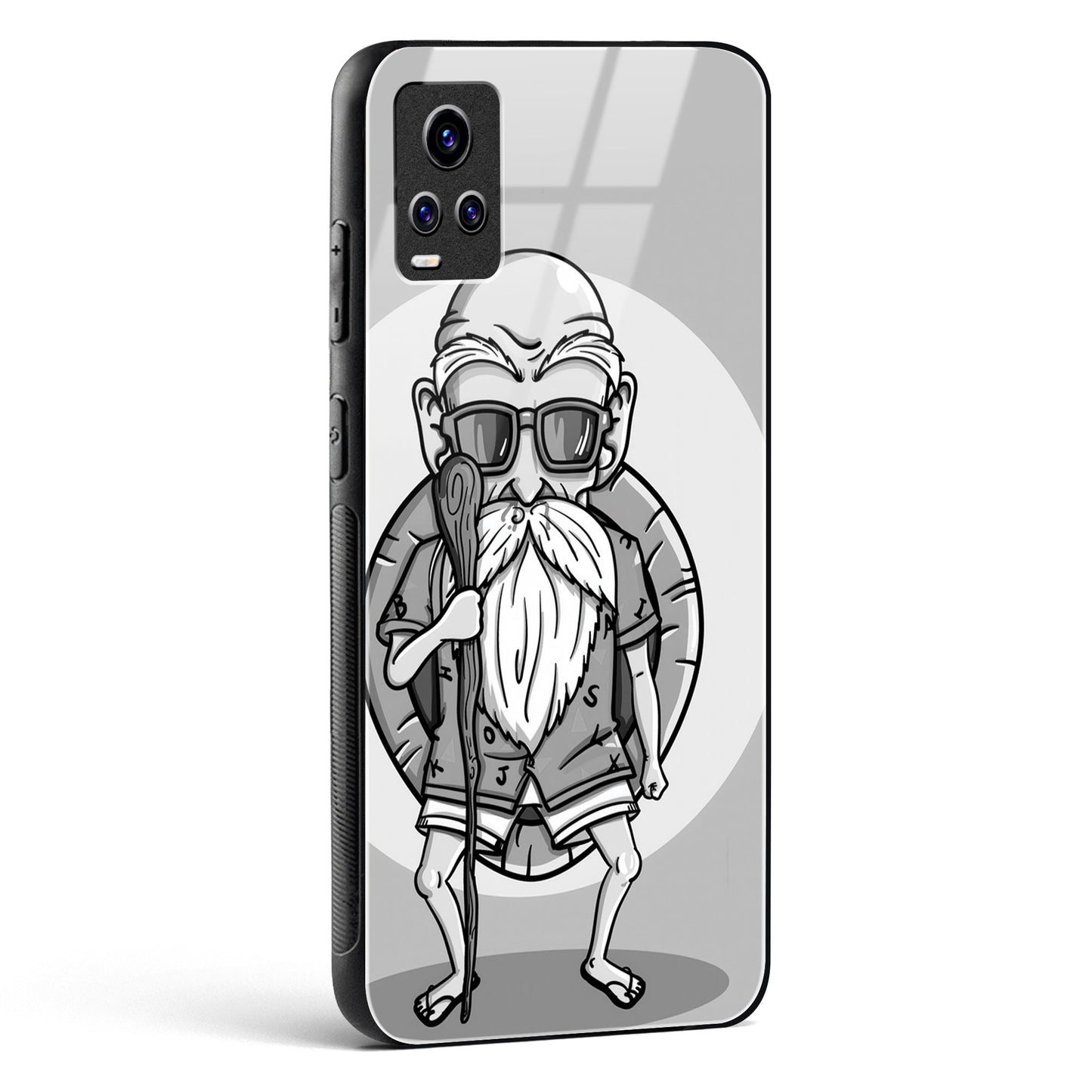 Turtle Hermit - Vivo V20 Pro Glass Gripper Case