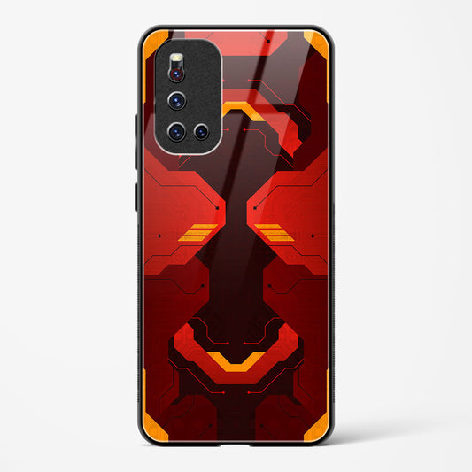 Flame Fusion - Vivo V19 Glass Gripper Case