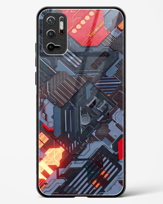 Sanguine Surge - POCO M3 Pro Glass Gripper Case