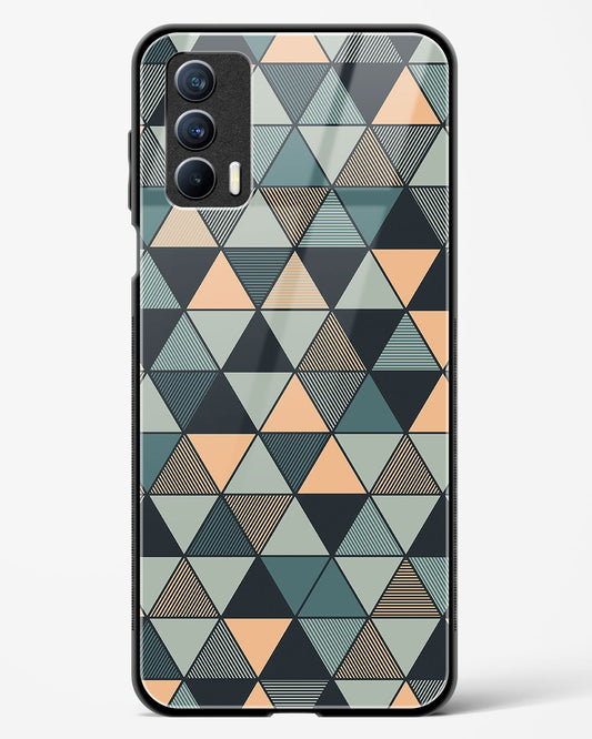 Triangle Mosaic - Realme X7 Glass Gripper Case