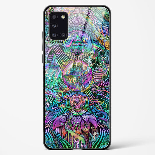 Trippy Galaxy  - Samsung Galaxy A31 Glass Gripper Case