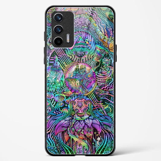 Trippy Galaxy  - Realme GT 5G Glass Gripper Case