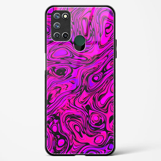 Colourful Liquid Vector - Realme 7i Glass Gripper Case