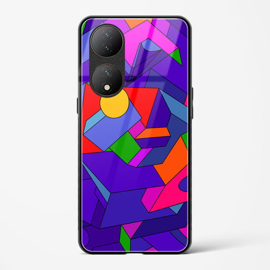 Geometric Chroma  - Vivo Y100 5G Glass Gripper Case