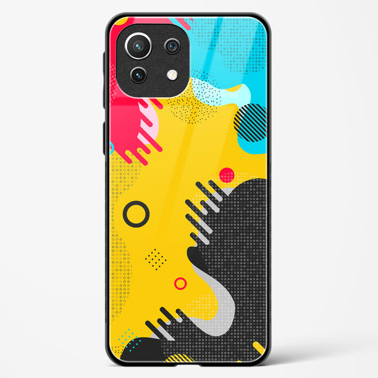 boho abstract - Mi 11 Lite Glass Gripper Case