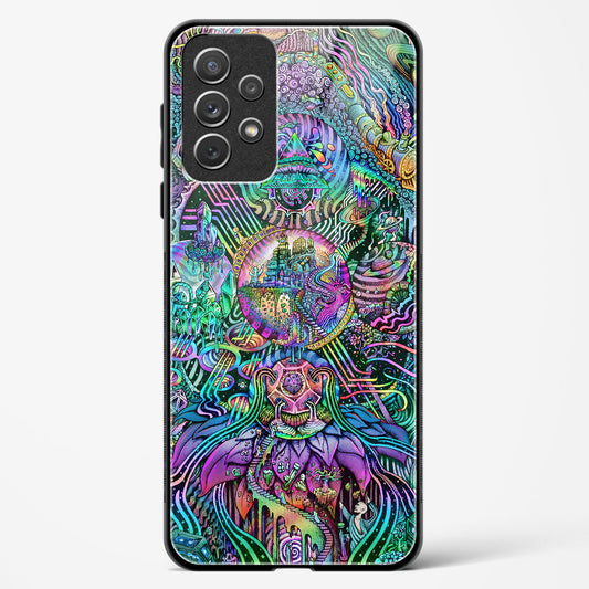 Trippy Galaxy  - Samsung Galaxy A72 Glass Gripper Case