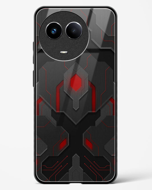 Obsidian Inferno - Realme 11 5G Glass Gripper Case