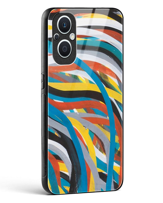 colorful stroke pattern - OnePlus Nord N20 5G Glass Gripper Case