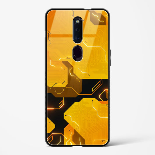 Solar Flare - Oppo F11 Pro Glass Gripper Case