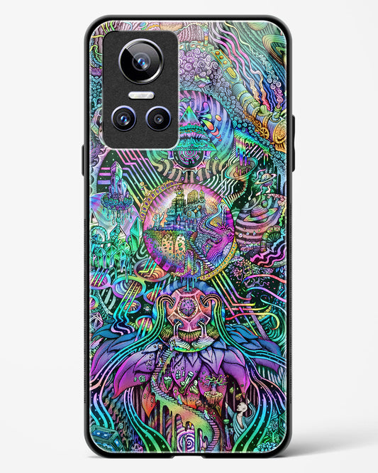 Trippy Galaxy - Realme GT Neo 3 Glass Gripper Case