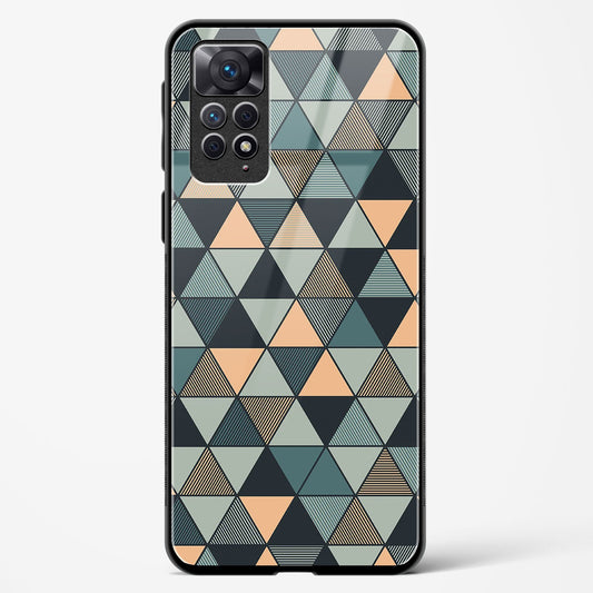 Triangle Mosaic - Redmi Note 11S Glass Gripper Case