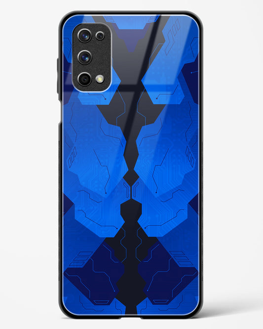 Blue Blitz - Realme X7 Pro Glass Gripper Case