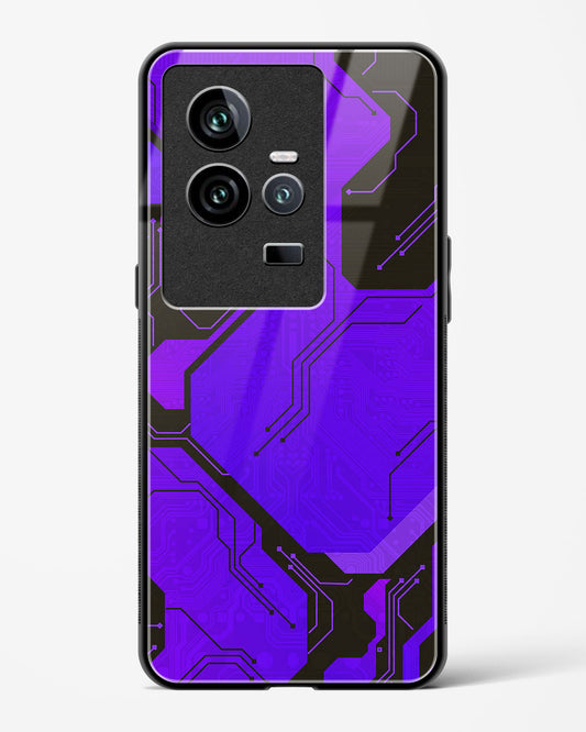 Purple Pulse - Vivo iQOO11 Glass Gripper Case