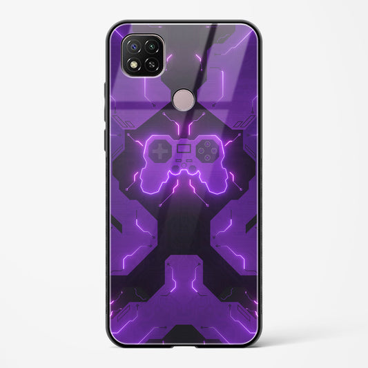 Violet Vortex - Redmi 9 Activ Glass Gripper Case