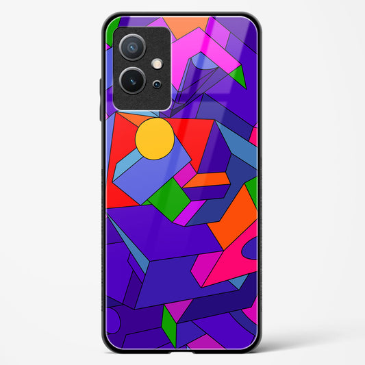 Geometric Chroma  - Vivo Y75 5G Glass Gripper Case