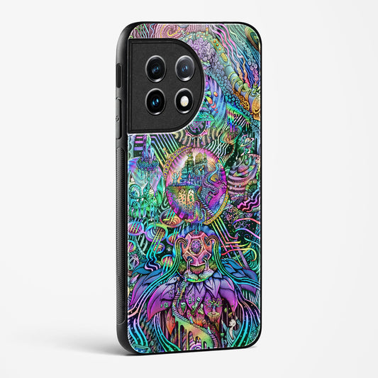 Trippy Galaxy OnePlus OnePlus 11R 5G Glass Gripper Case