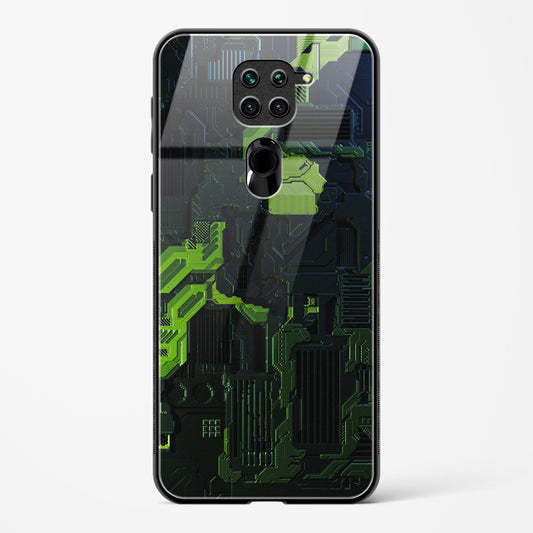 Shadowed Jade - Redmi Note 9 Glass Gripper Case