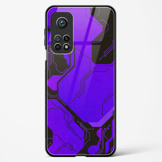 Purple Pulse - Mi 10T Glass Gripper Case