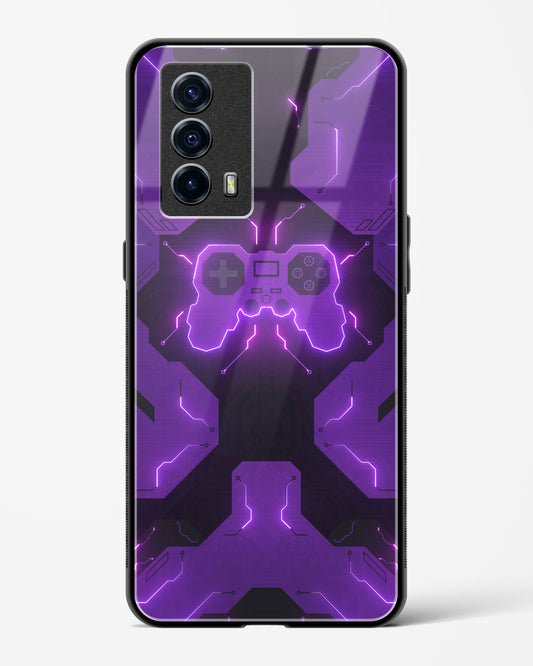 Violet Vortex - Vivo iQOO7 Glass Gripper Case