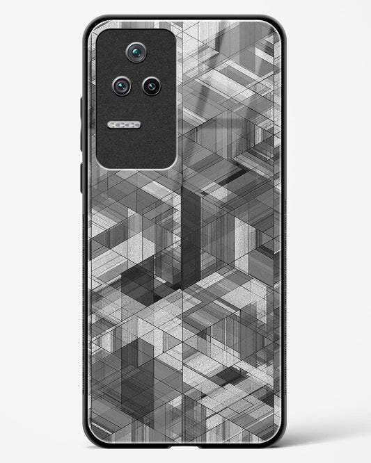 Black Diamond Grid - POCO F4 5G Glass Gripper Case