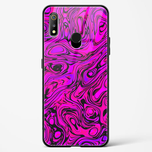 Colourful Liquid Vector - Realme 3 Glass Gripper Case