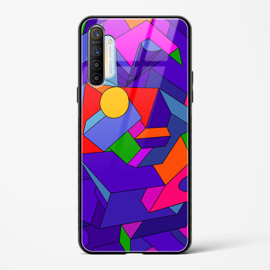 Geometric Chroma  - Realme X2 Glass Gripper Case