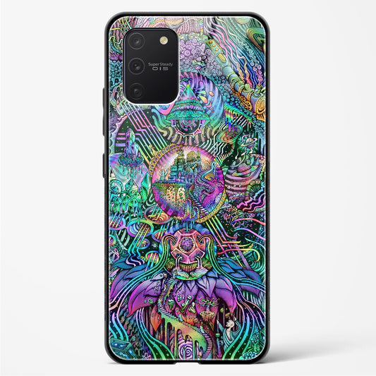 Trippy Galaxy  - Samsung Galaxy A91 Glass Gripper Case