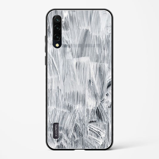 white paint - Mi A3 Glass Gripper Case