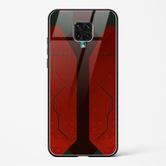 Scarlet Sentinel - POCO M2 Pro Glass Gripper Case