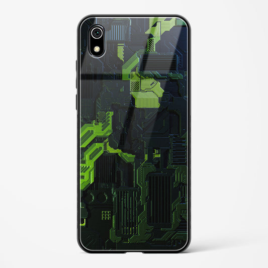 Shadowed Jade - Redmi 7A Glass Gripper Case