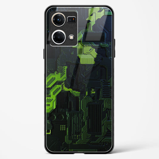 Shadowed Jade - Oppo F21 Pro 4G Glass Gripper Case