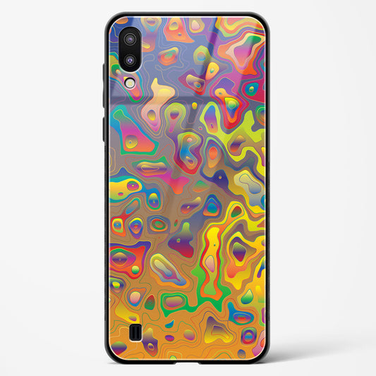 Contour Map - Samsung Galaxy M10 Glass Gripper Case