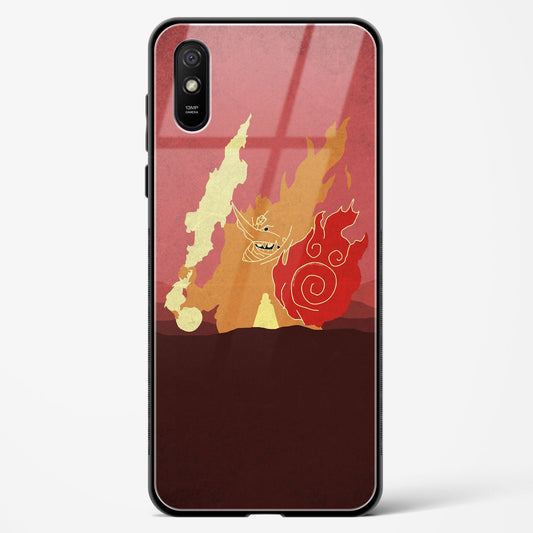 Scarlet Storm - Redmi 9A Glass Gripper Case