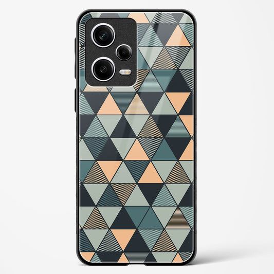 Triangle Mosaic - Redmi Note 12 Pro 5G Glass Gripper Case