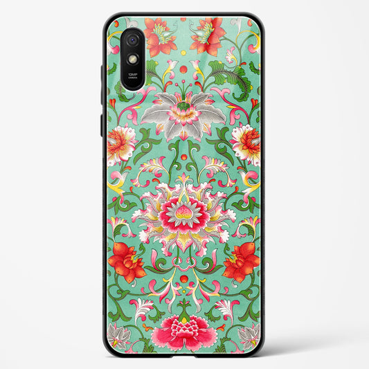 Vintage Green  - Redmi 9A Glass Gripper Case