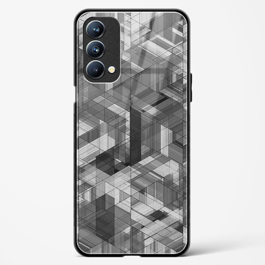 Black Diamond Grid - Oppo F19 Glass Gripper Case