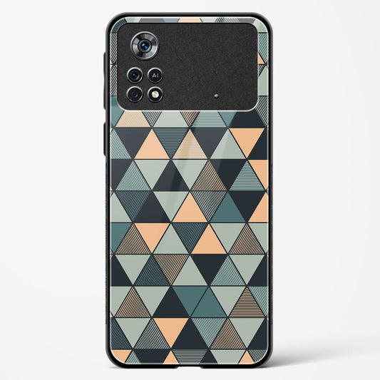 Triangle Mosaic - POCO X4 Pro 5G Glass Gripper Case