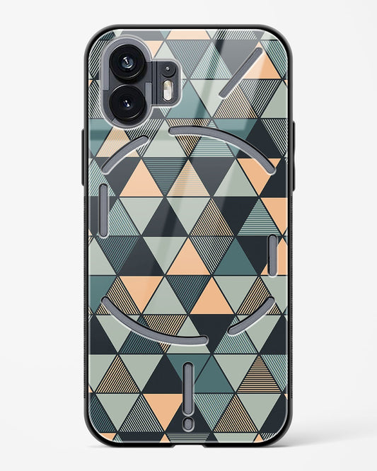 Triangle Mosaic - Nothing Phone 2 Glass Gripper Case