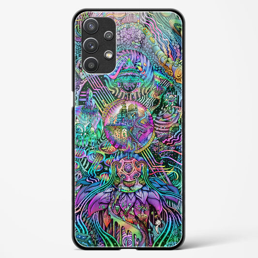 Trippy Galaxy  - Samsung Galaxy A32 5G Glass Gripper Case