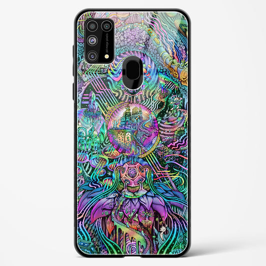 Trippy Galaxy  - Samsung Galaxy M31 Glass Gripper Case