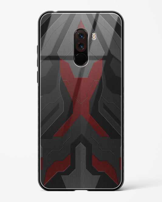 Ruby Rampage - POCO F1 Glass Gripper Case